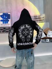 Chr0me Hearts Los Angels Hoodie (Black/White)