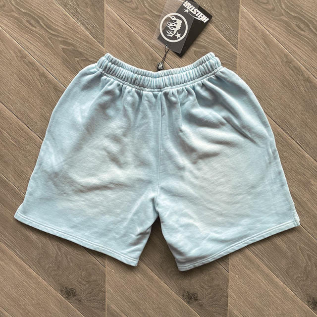 Hellstar Studios Sky Blue Hoodie & Shorts - The Pantheon of Streetwear Reps