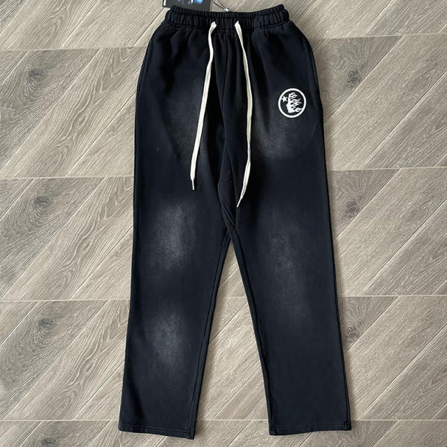 Hellstar Studios Vintage Washed Tracksuit Gray Hoodie Pants