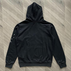 1:1 Quality Spider Worldwide Black I Love Hoodie Black