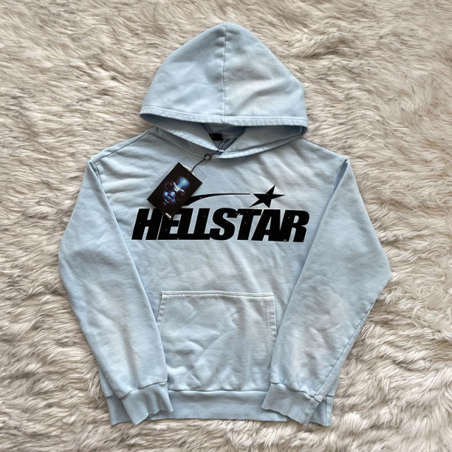 Hellstar Studios Sky Blue Hoodie & Shorts - The Pantheon of Streetwear Reps