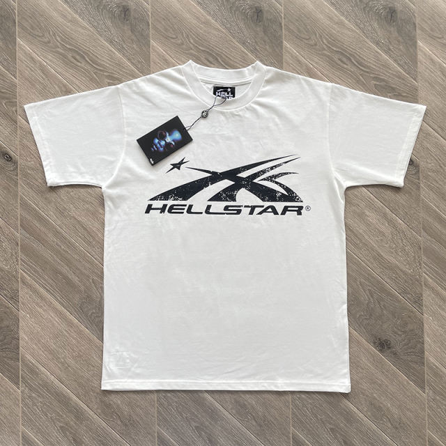 Hellstar Studios Red Logo T-Shirt Tee Black White