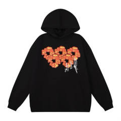 Denim Tears Orange Logo Hoodie Black Green White