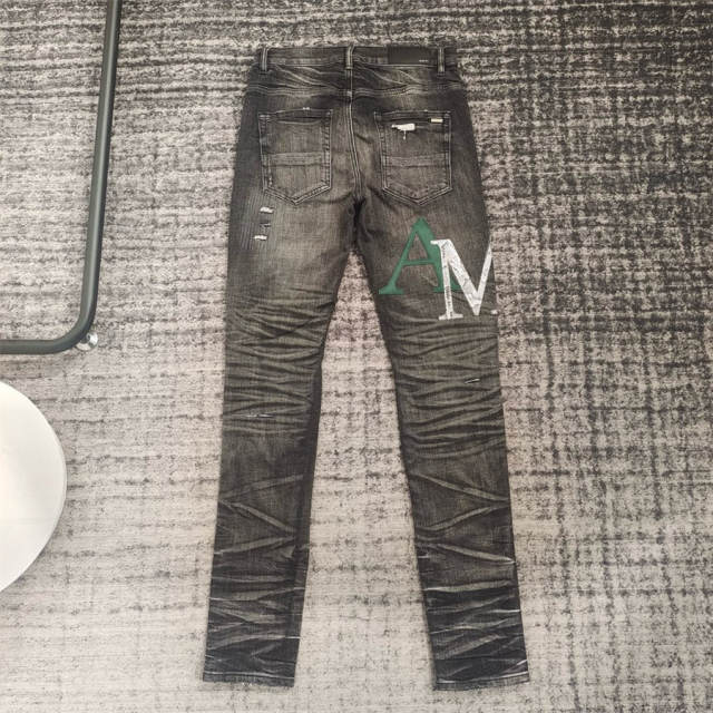 1:1 Quality Jeans Denim Pants 23SS Tiger Logo