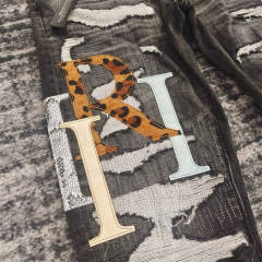 1:1 Quality Jeans Denim Pants 23SS Tiger Logo