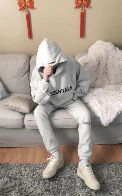 Fear of God Essentials Sweat Pants (Khaki Black Beige Gray Brown)