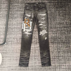 1:1 Quality Jeans Denim Pants 23SS Tiger Logo