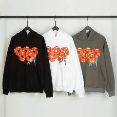 Denim Tears Orange Logo Hoodie Black Green White