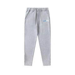 Trapstar Embroidered Logo Fleece Tracksuit Hoodie Pants Gray