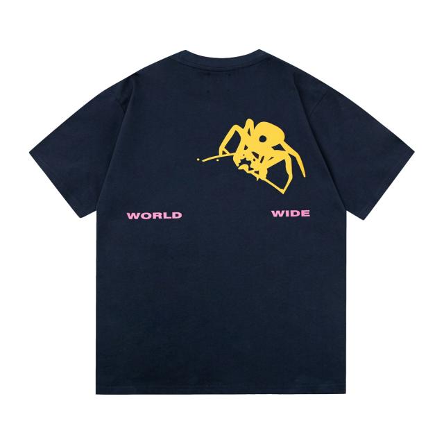 Spider Praying T-Shirt (Black/Navy Blue/Brown)