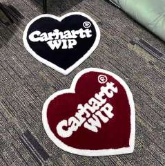 Carhartt WIP Heart-shaped Rugs Black Red