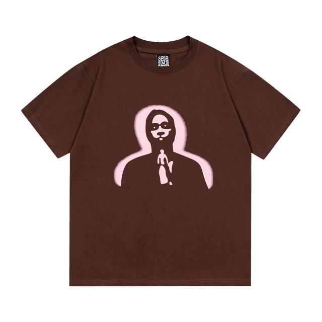 Spider Praying T-Shirt (Black/Navy Blue/Brown)