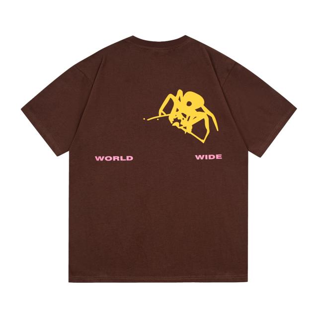 Spider Praying T-Shirt (Black/Navy Blue/Brown)