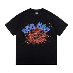 Spider Foaming Print T-Shirt Black Gray Brown