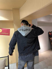C Denim Hooded Jacket