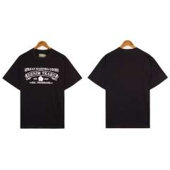 Denim Tears Orange Logo T-Shirt Black Blue