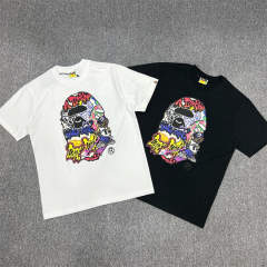 1:1 Quality Bape Ape Big Ape Logo T-Shirt Black White