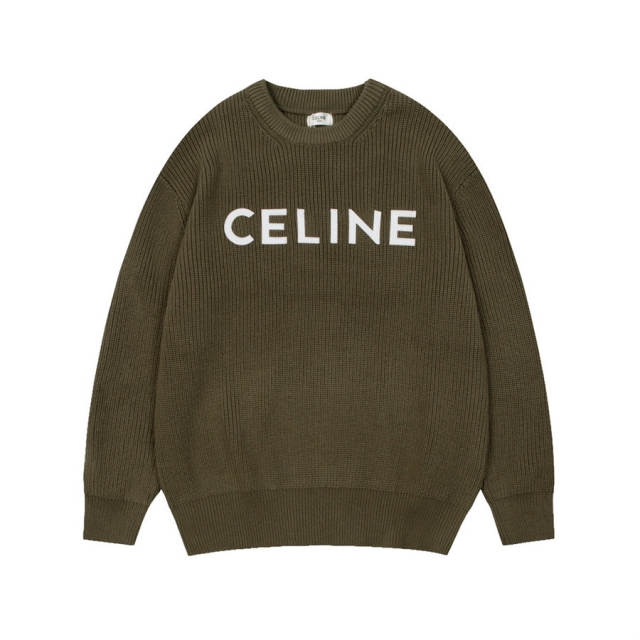 C Classic Logo Sweater Black Green