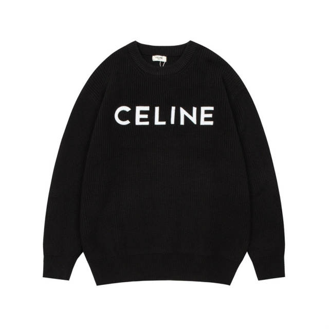 C Classic Logo Sweater Black Green