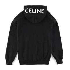 C Zipped Hoodie Gray Black