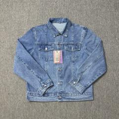 Corteiz Star Embroidery Jeans Jacket Blue