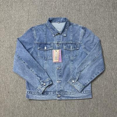 Corteiz Star Embroidery Jeans Jacket Blue