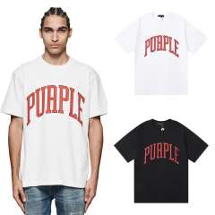 PURPLE BRΑND Orange Arc Logo Black White