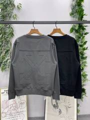 1:1 quality version Simple round neck sweater 2 colors