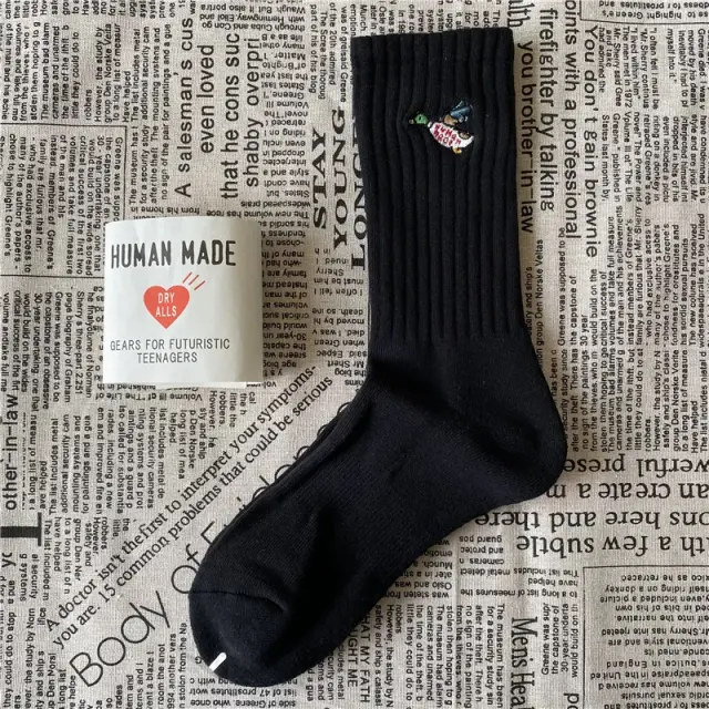 HUMAN MADE Little Flying Duck Embroidered Socks