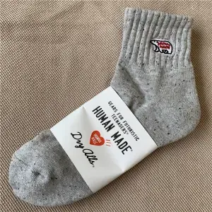 HUMAN MADE Love Heart Embroidered Polar Bear Socks