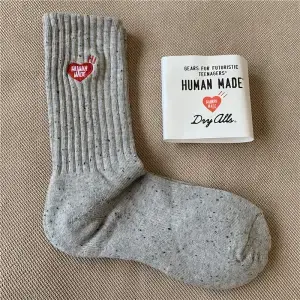 HUMAN MADE Love Heart Embroidered Polar Bear Socks