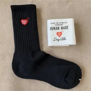 HUMAN MADE Love Heart Embroidered Polar Bear Socks