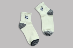 Human Made Love Heart Embroidered Patchwork Socks
