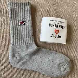HUMAN MADE Love Heart Embroidered Polar Bear Socks