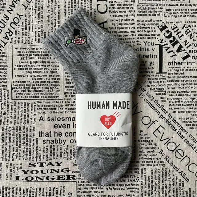 HUMAN MADE Little Flying Duck Embroidered Socks