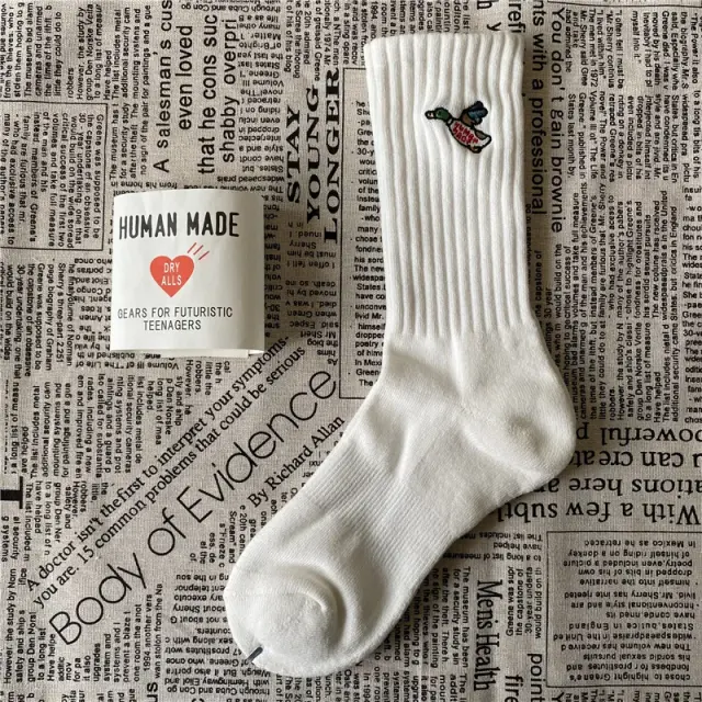 HUMAN MADE Little Flying Duck Embroidered Socks