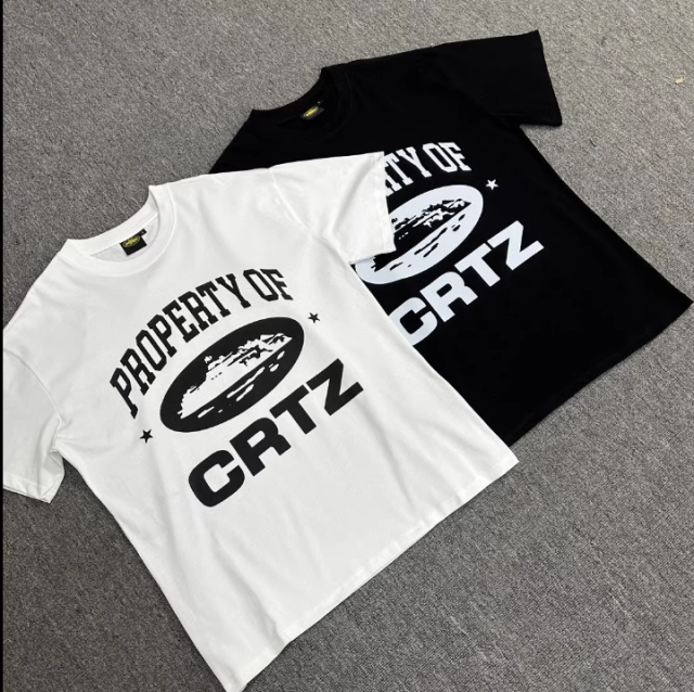 "Corteiz Alcatraz Basic Letter Print Short Sleeve Tee