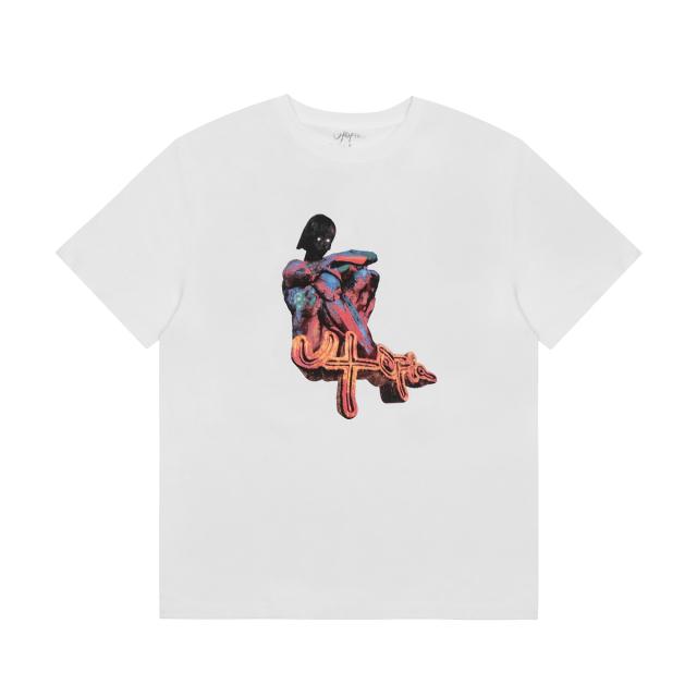 Travis Scott Utopia Merch T-Shirt Black White Style 2