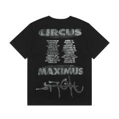Travis Scott Utopia Merch T-Shirt Black White Style 4