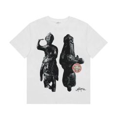 Travis Scott Utopia Merch T-Shirt Black White Style 7