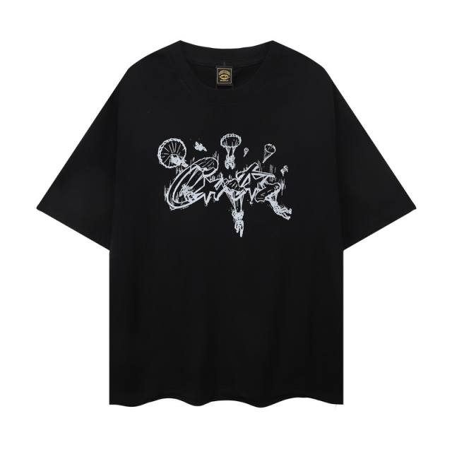 Corteiz Parachute Print T-Shirt White