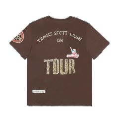 Travis Scott Utopia Merch T-Shirt Brown Style 11