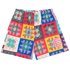 Eric Emanuel Checkered EE Mesh Shorts