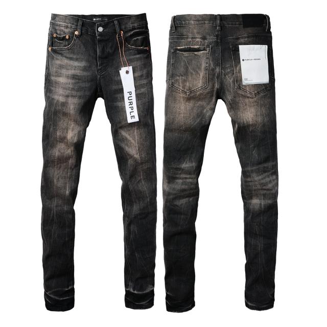 [Best Quality]1:1 PURPLE BRΑND Rust-colored Wash Water Jeans