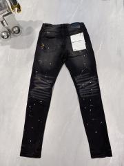[Best Quality]1:1 PURPLE BRΑND Embroidered Logo Jeans 23SS Pants #9045