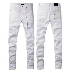 [Best Quality]1:1 Purple Brand Embroidered Logo Jeans 23SS Pants #9024