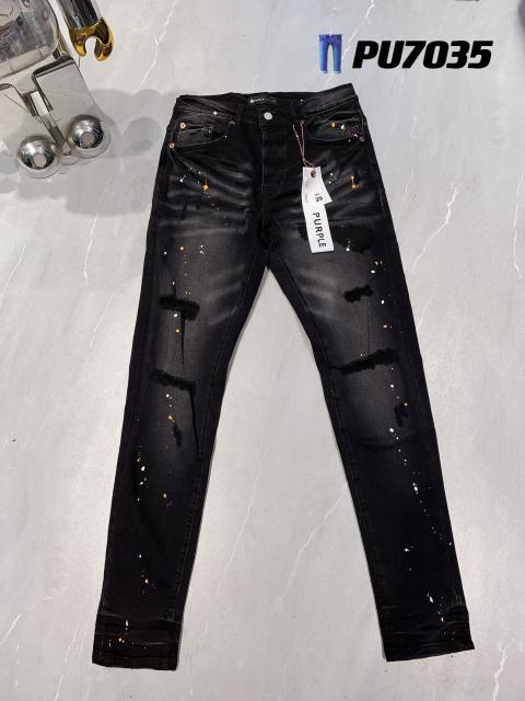 [Best Quality]1:1 PURPLE BRΑND Embroidered Logo Jeans 23SS Pants #9045