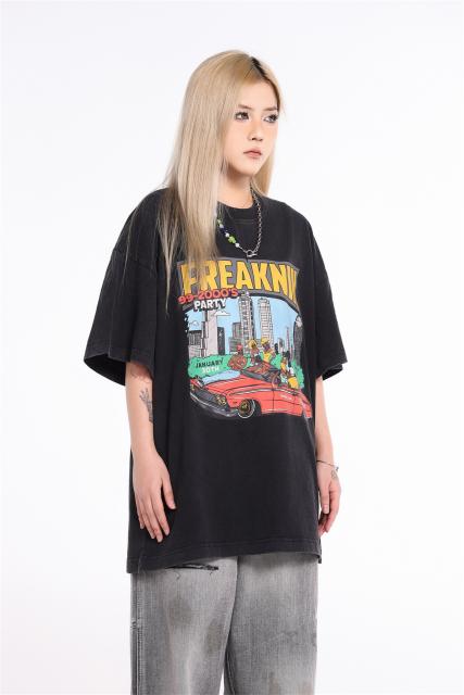 Gallery Dept Cartoon Play Car Print T-shirt Black