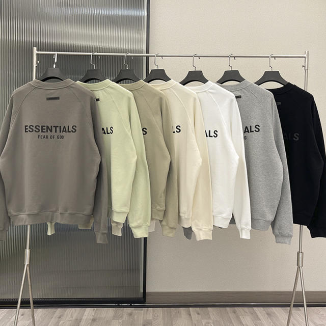 Fog Essentials Silicone Letters On The Back Crewneck 6 Colors