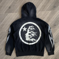 Hellstar Studios Uniform Hoodie Washed Black